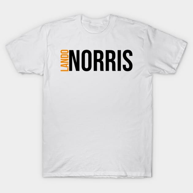 Lando Norris Driver Name - 2022 Season T-Shirt by GreazyL